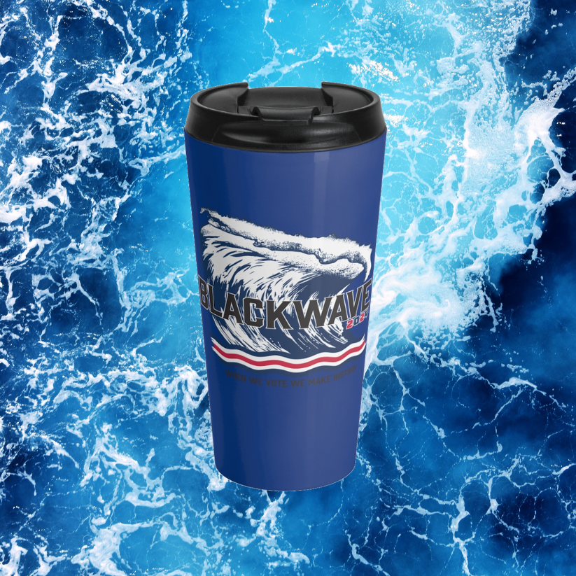 BlackeWave2024 - Stainless Steel Travel Mug