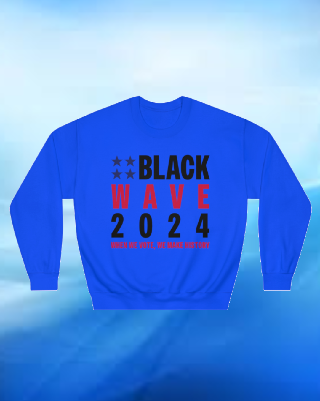 BLACKWAVE2024 - Unisex DryBlend® Crewneck Sweatshirt