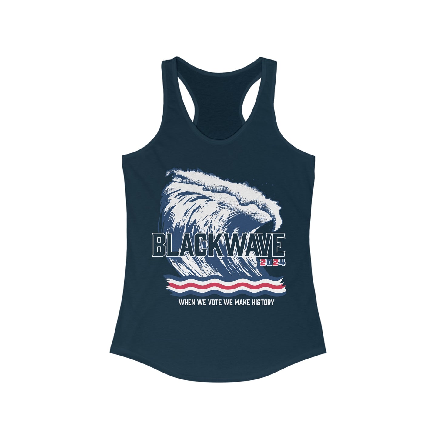 BlackWave2024 - Women's Ideal Racerback Tank