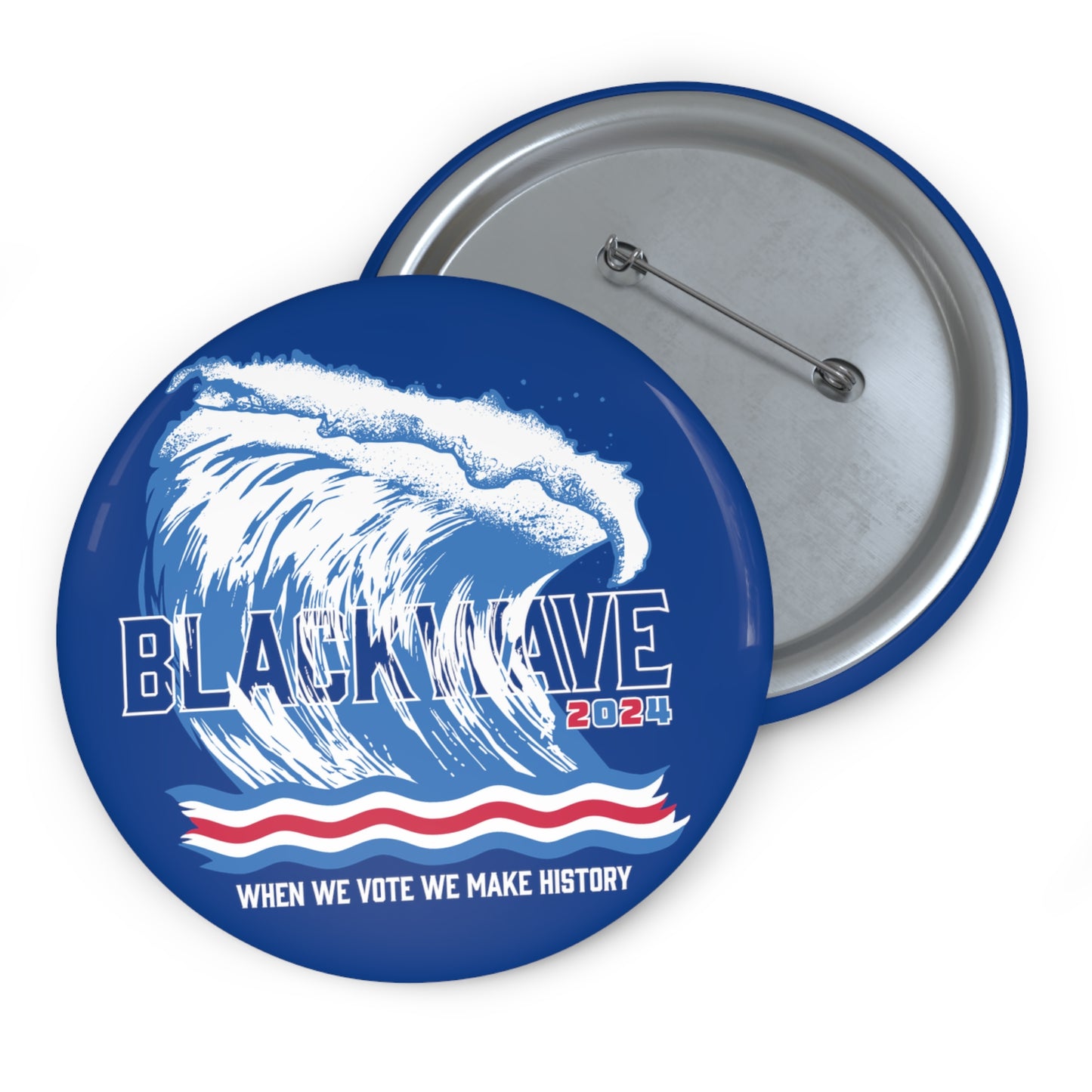 BLACKWAVE2024 Pin Buttons -Set of Two