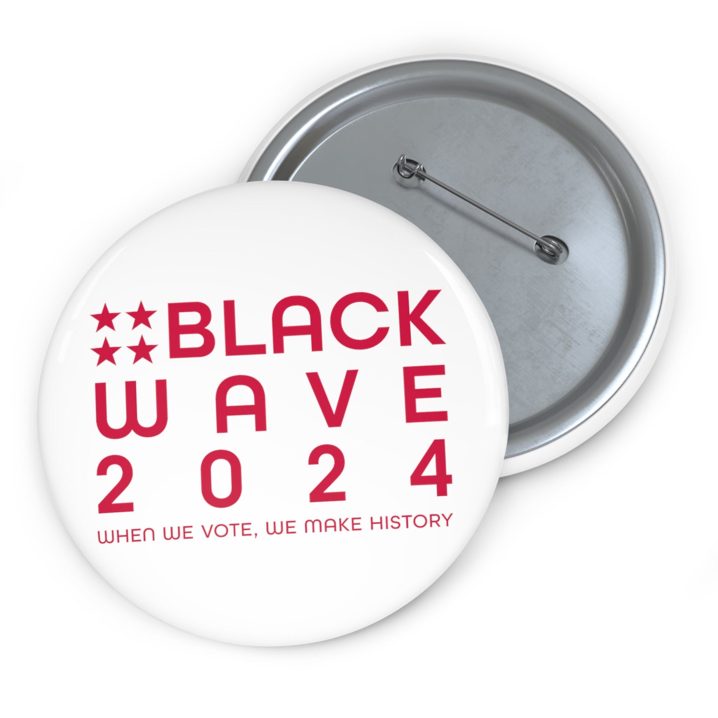 BLACKWAVE2024 Pin Buttons - Set of Two