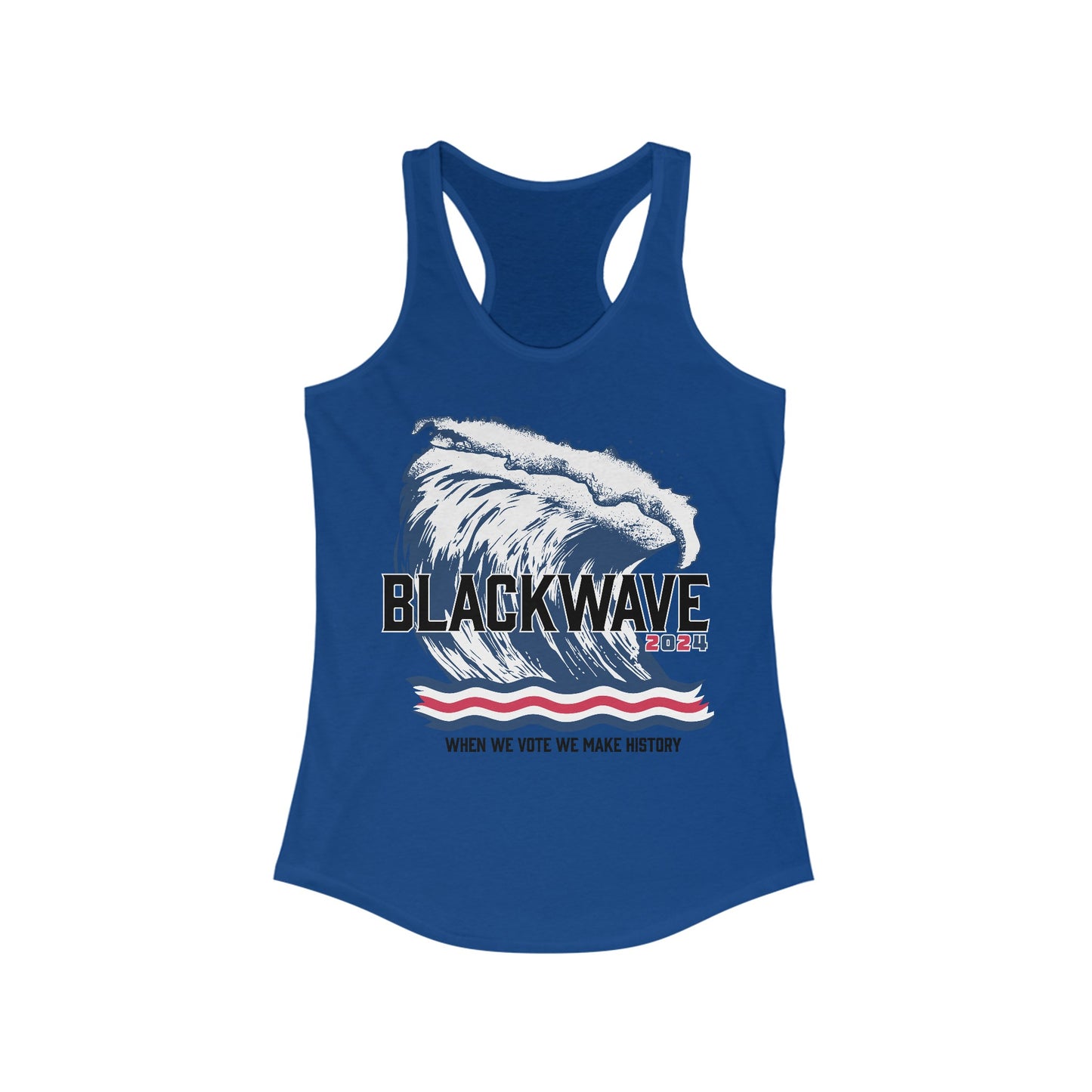 BlackWave2024 - Women's Ideal Racerback Tank