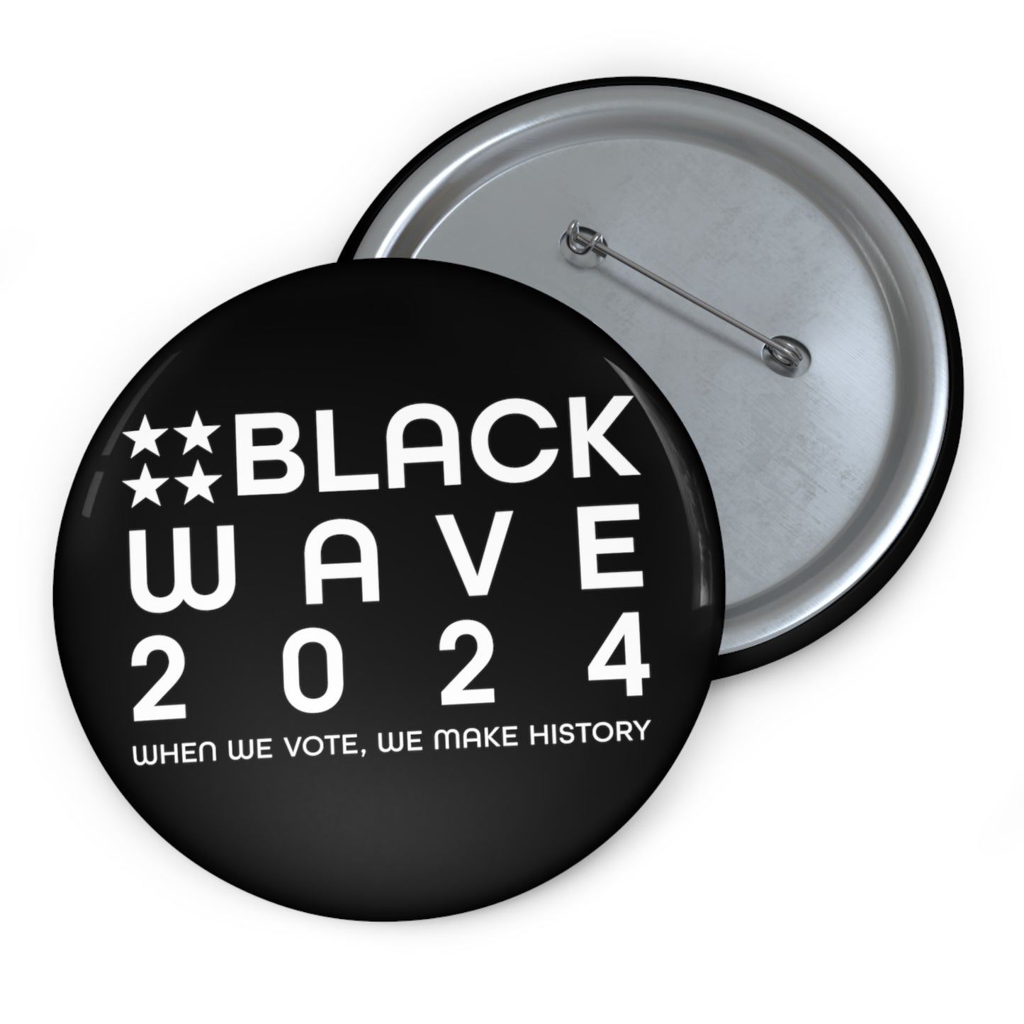 BLACKWAVE2024 Pin Buttons - Set of Two