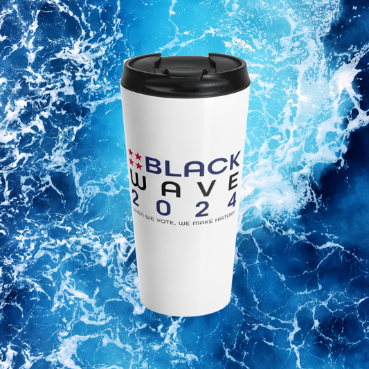 BLACKWAVE2024 - Stainless Steel Travel Mug