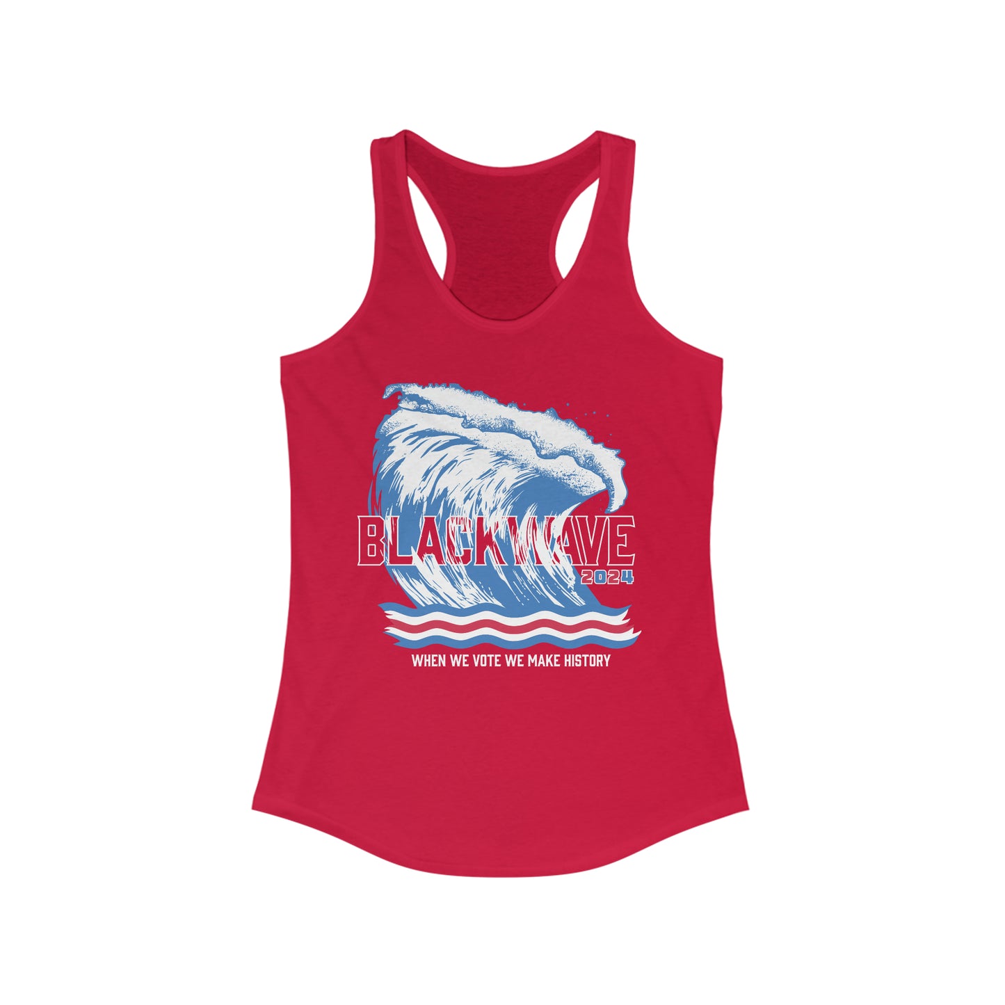 BlackWave2024 - Women's Ideal Racerback Tank