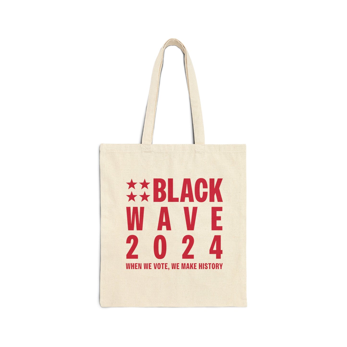 BLACKWAVE2024 - Cotton Canvas Tote Bag