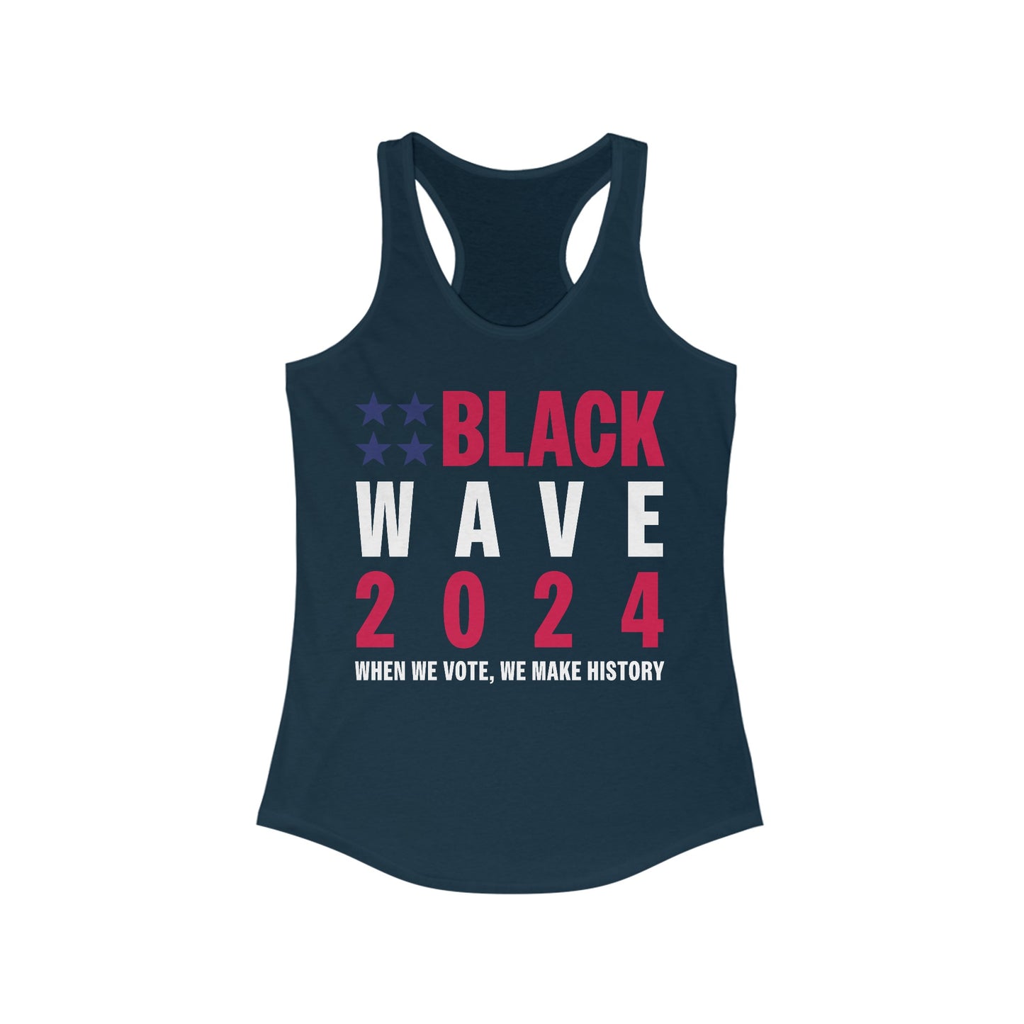 BLACKWAVE2024 - Women's Ideal Racerback Tank