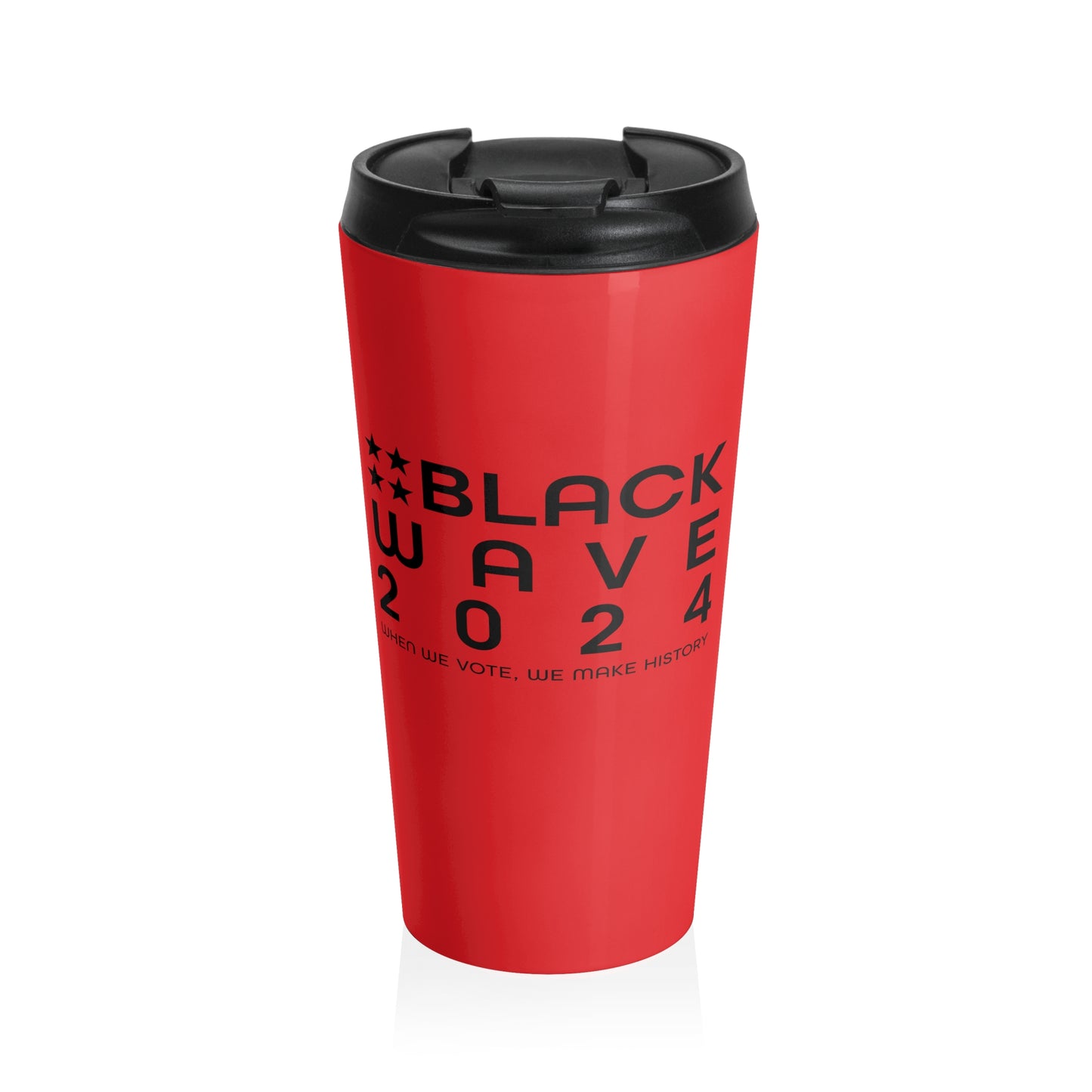 BLACKWAVE2024 - Stainless Steel Travel Mug