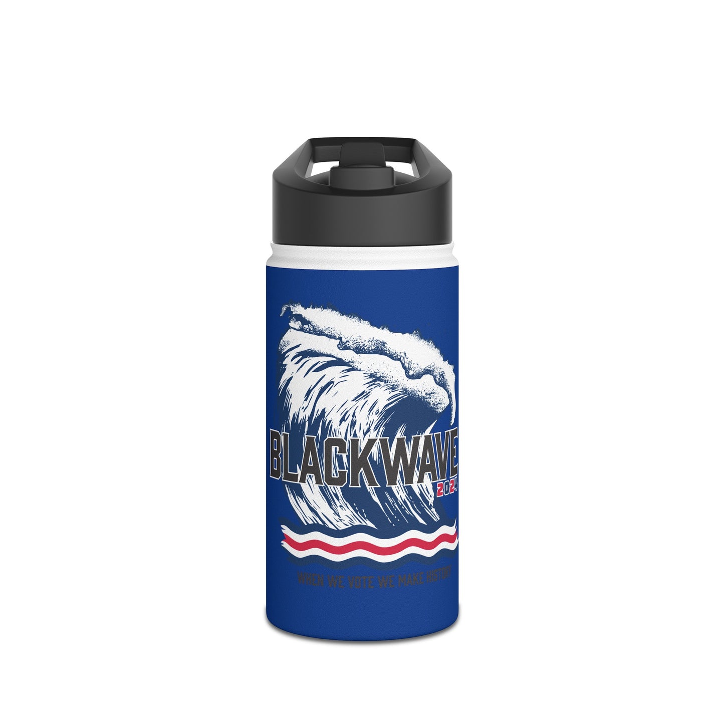 BlackWave2024 - Stainless Steel Water Bottle, Standard Lid