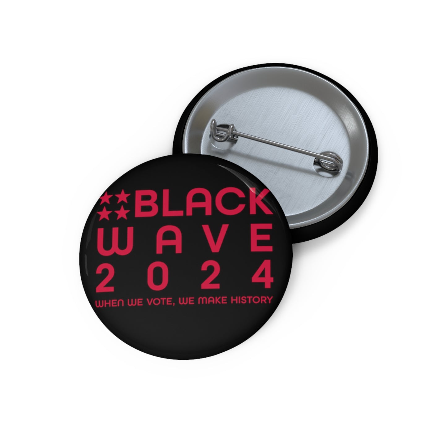 BLACKWAVE2024 Pin Buttons - Set of Two