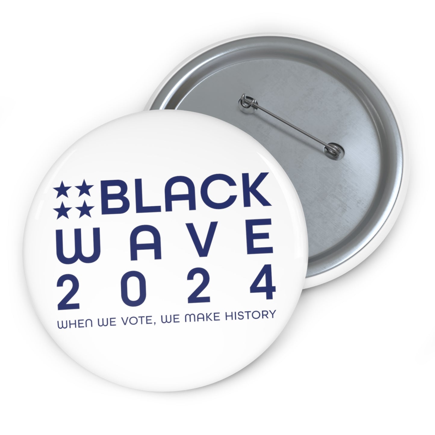 BLACKWAVE2024 Pin Buttons - Set of Two