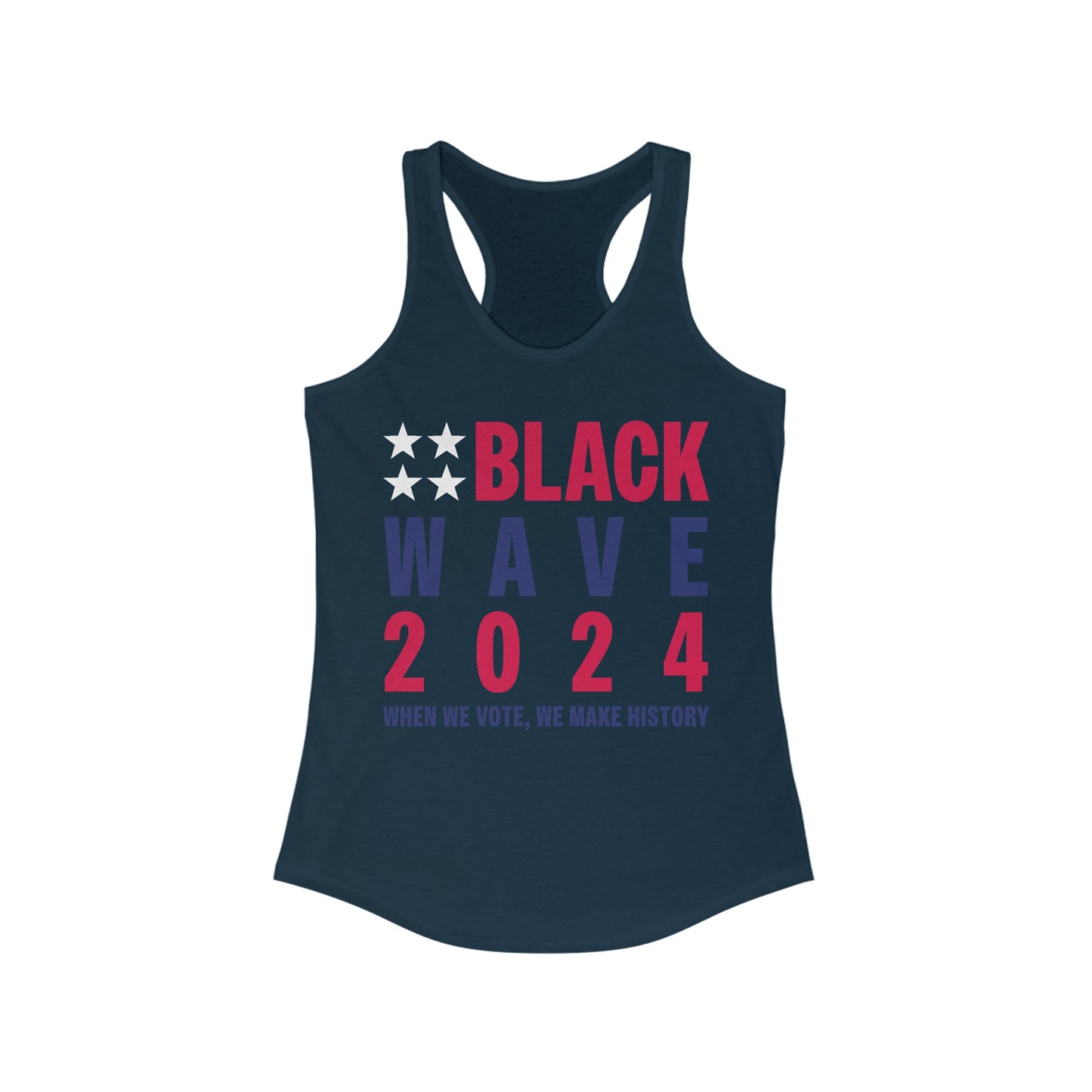 BLACKWAVE2024 - Women's Ideal Racerback Tank