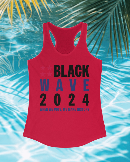 BLACKWAVE2024 - Women's Ideal Racerback Tank