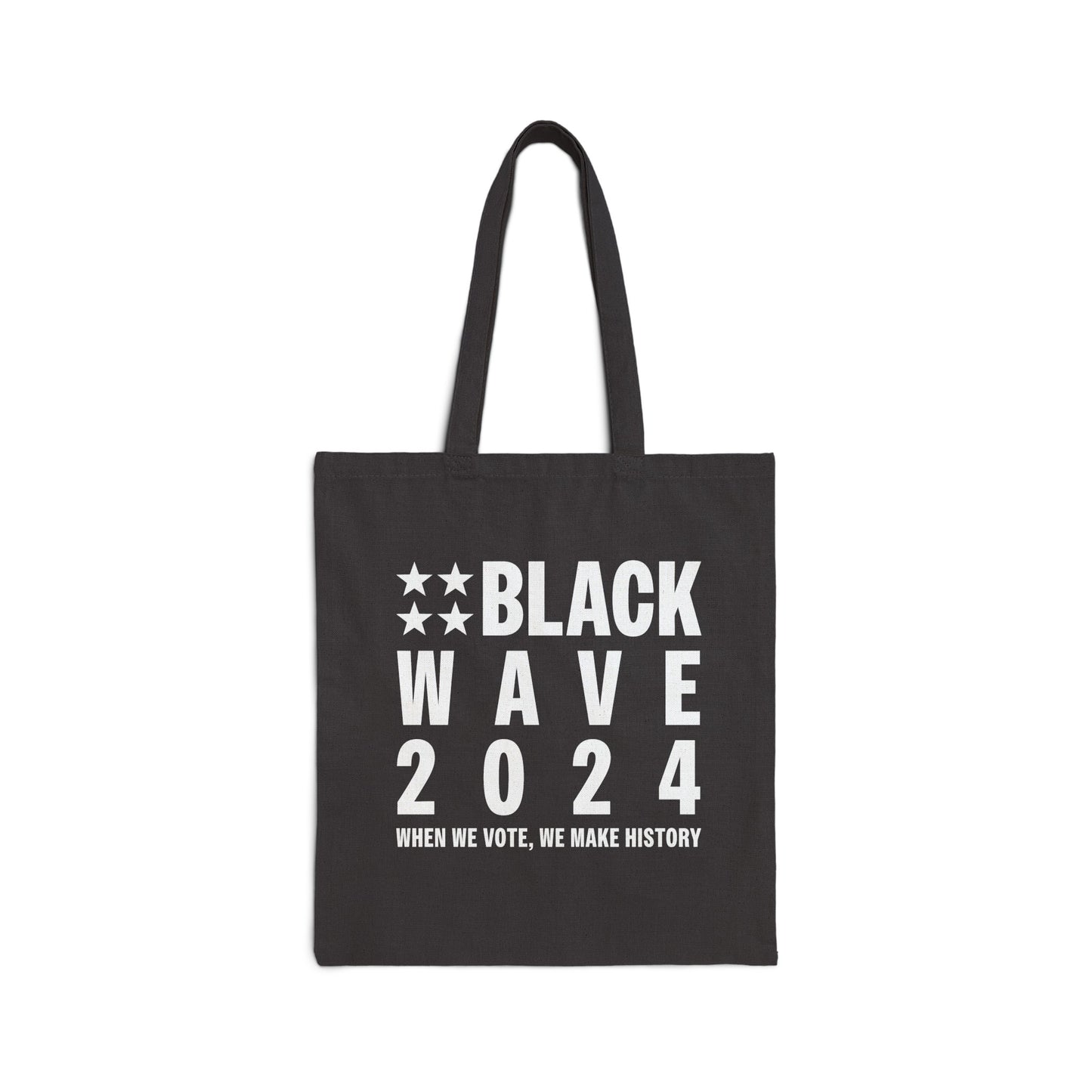 BLACKWAVE2024 - Cotton Canvas Tote Bag