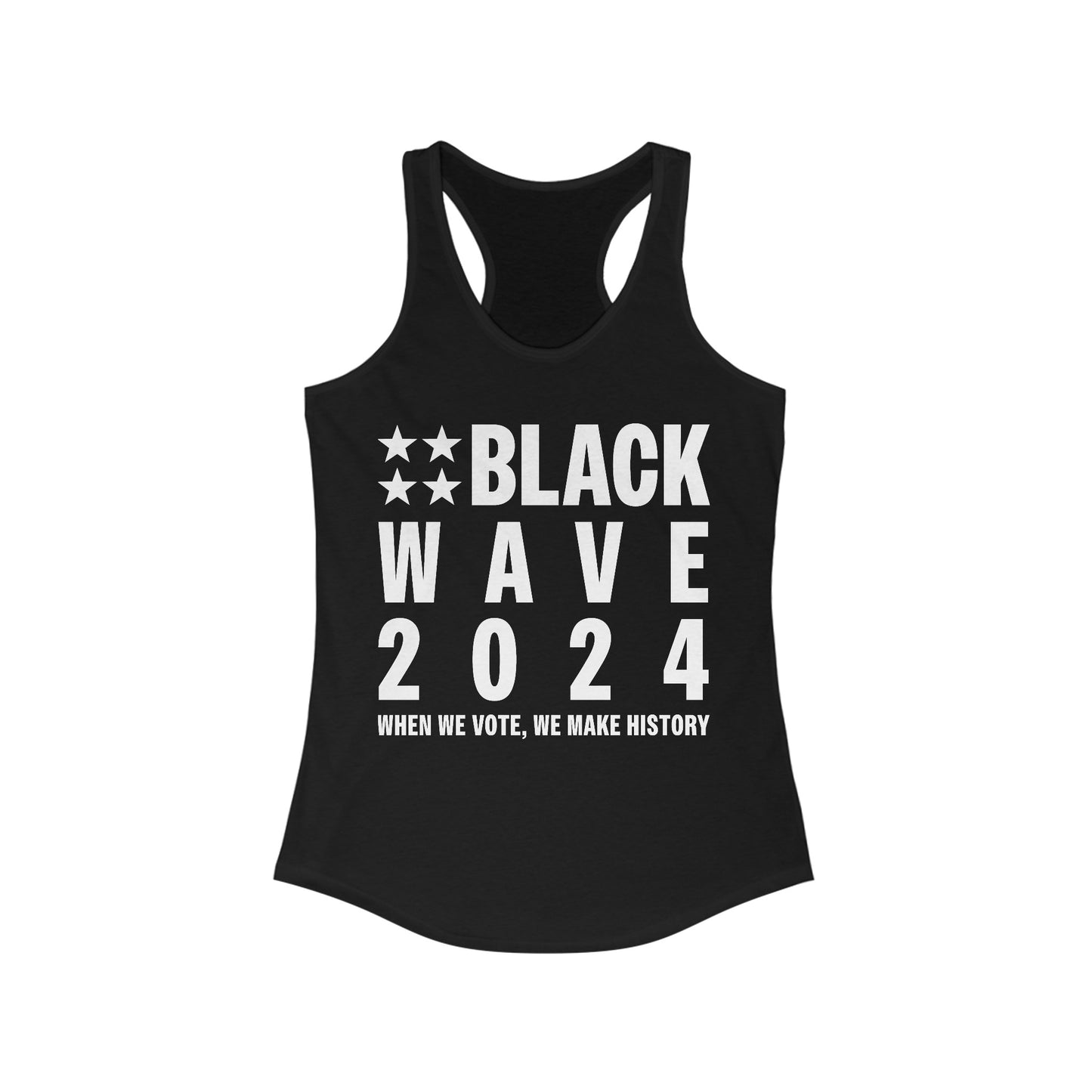 BLACKWAVE2024 - Women's Ideal Racerback Tank