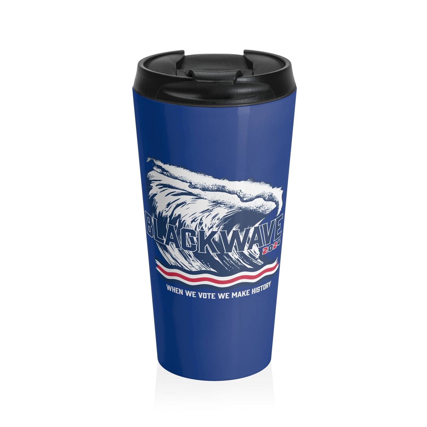 BlackWave2024 - Stainless Steel Travel Mug