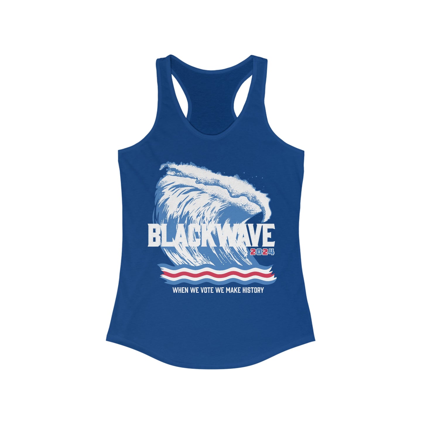 BlackWave2024 - Women's Ideal Racerback Tank