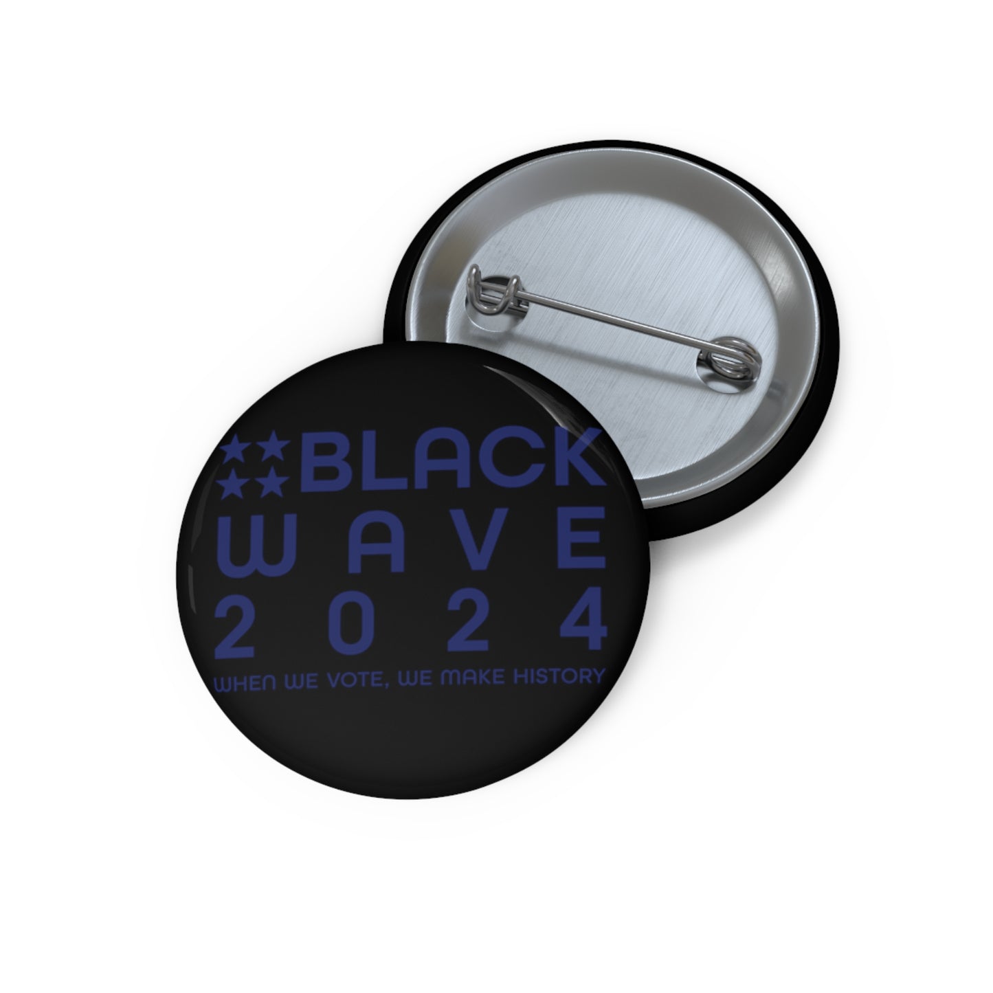 BLACKWAVE2024 Pin Buttons - Set of Two