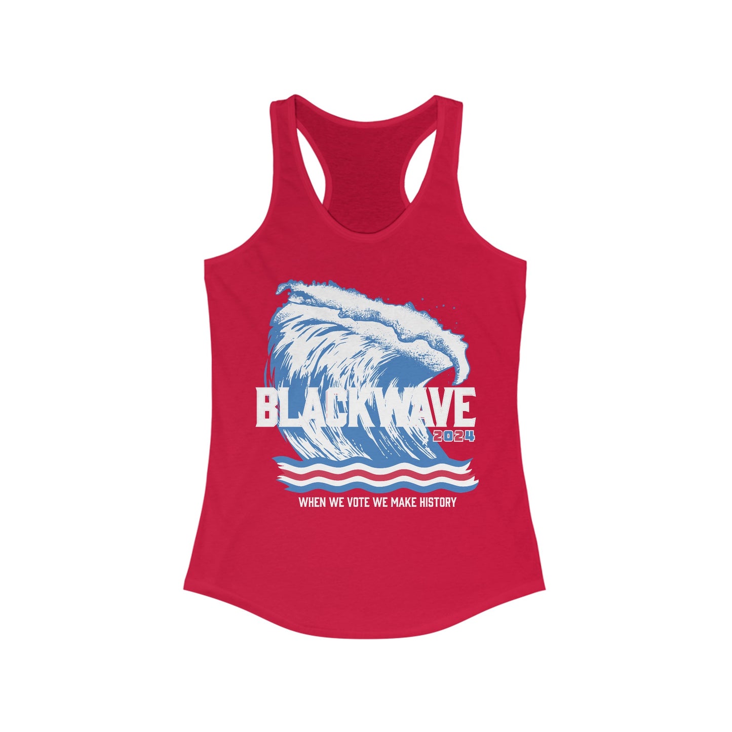 BlackWave2024 - Women's Ideal Racerback Tank