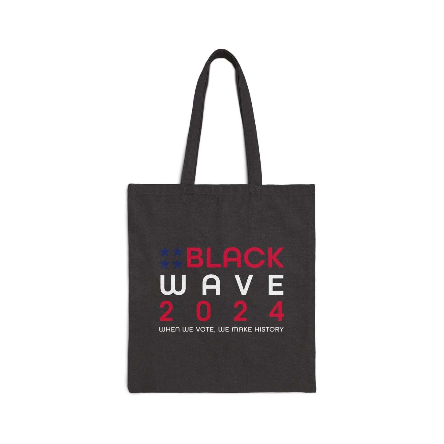 BLACKWAVE2024 - Cotton Canvas Tote Bag