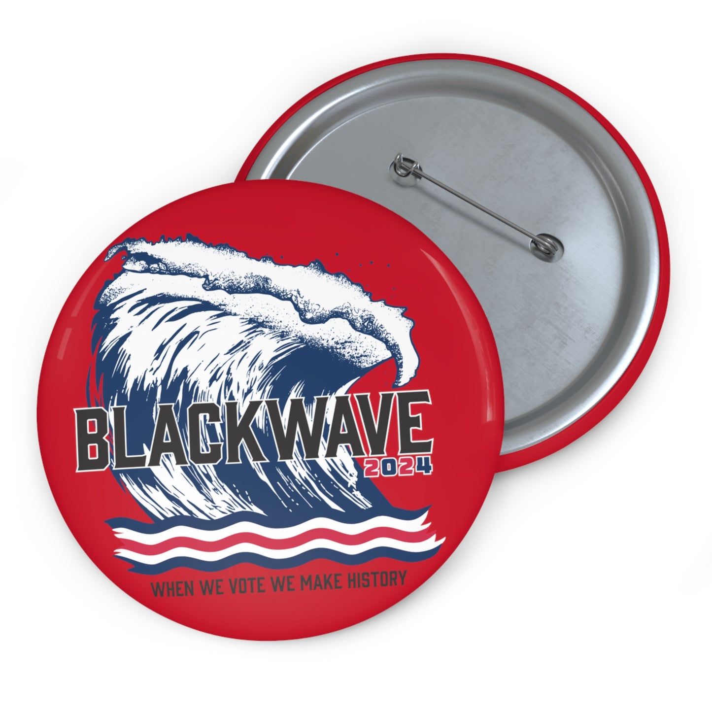 BLACKWAVE2024 Pin Buttons - Set of Two