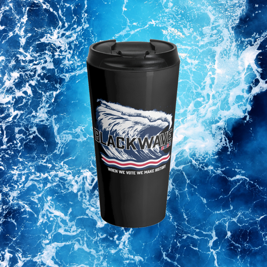 BlackWave2024 - Stainless Steel Travel Mug