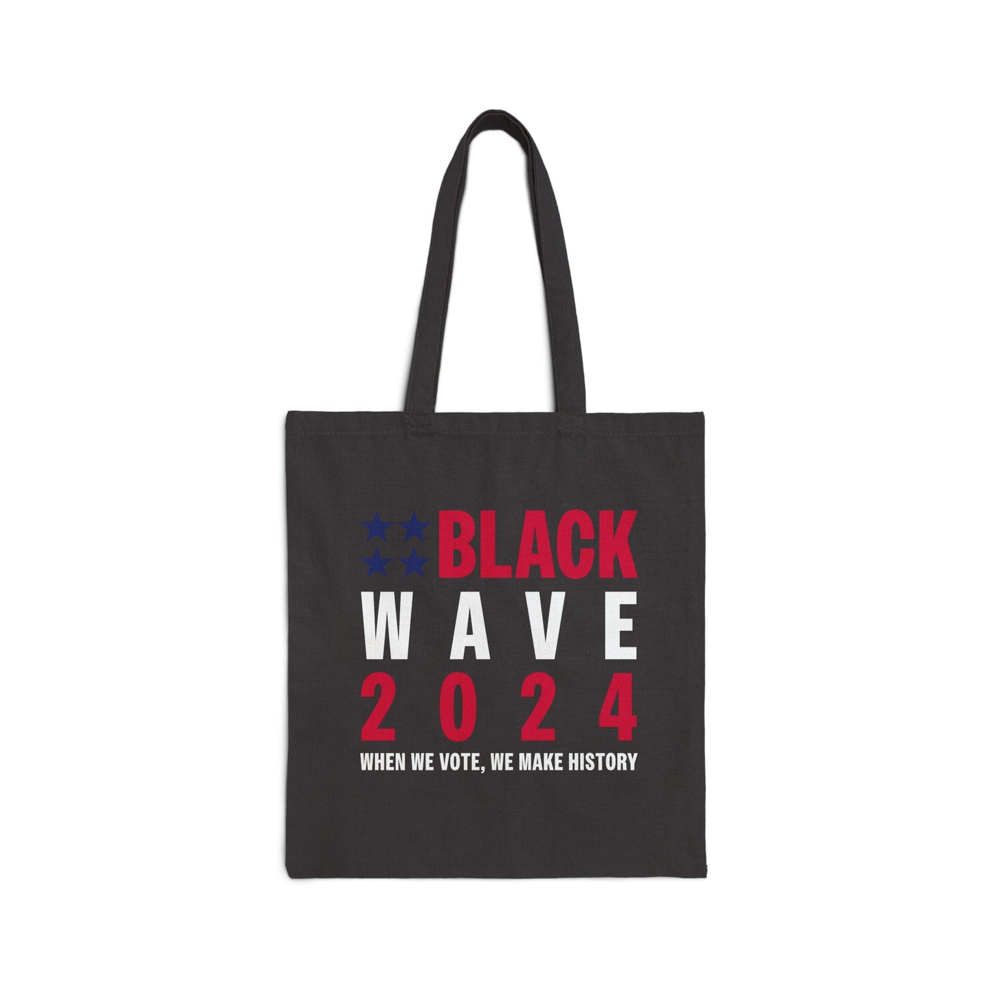 BLACKWAVE2024 - Cotton Canvas Tote Bag