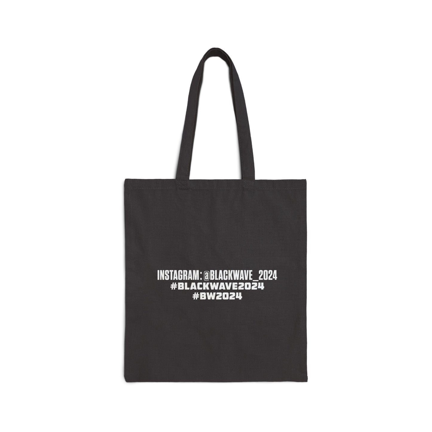 BlackWave2024 - Cotton Canvas Tote Bag