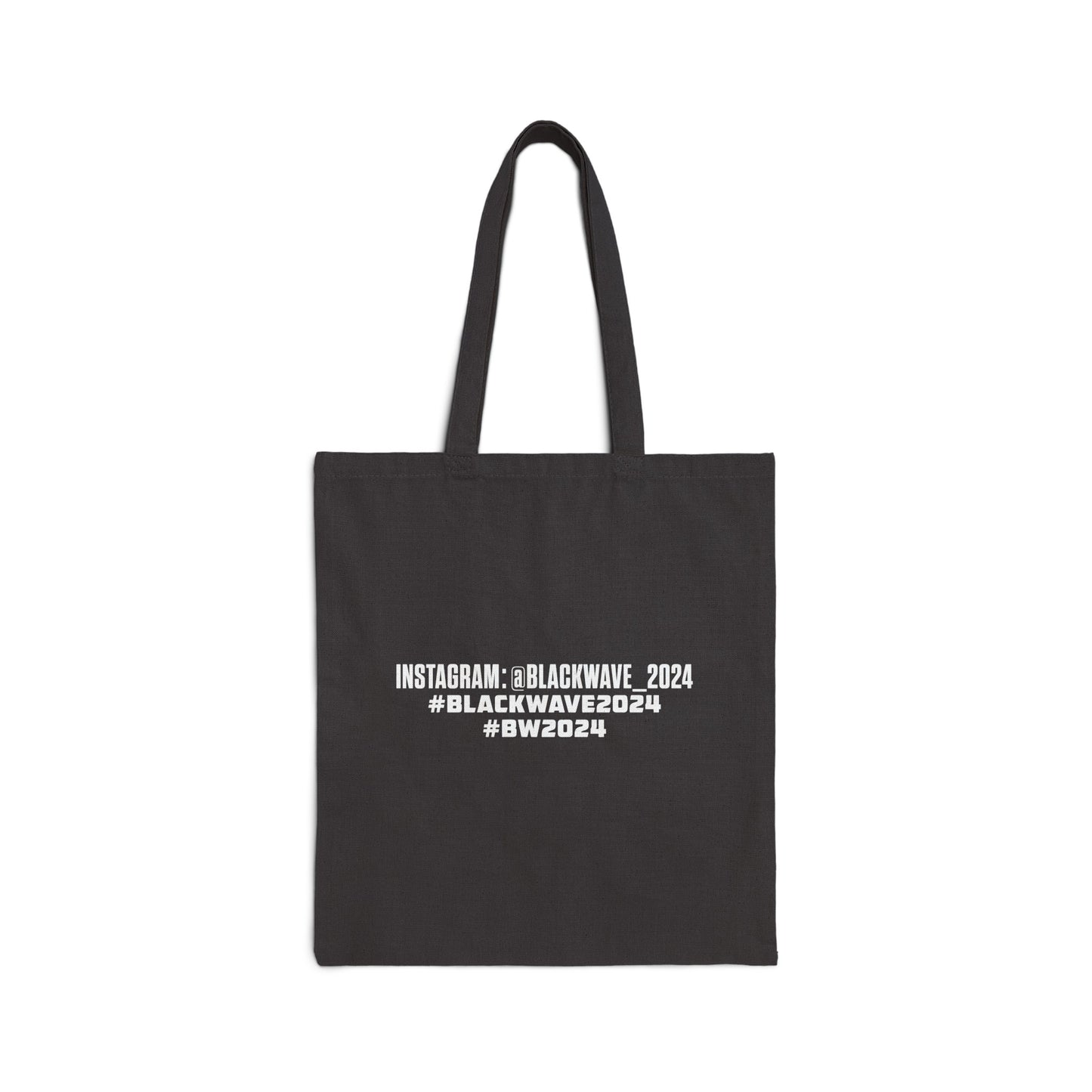 BlackWave2024 - Cotton Canvas Tote Bag