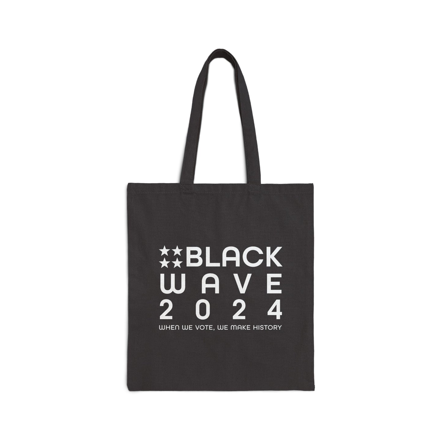 BLACKWAVE2024 - Cotton Canvas Tote Bag