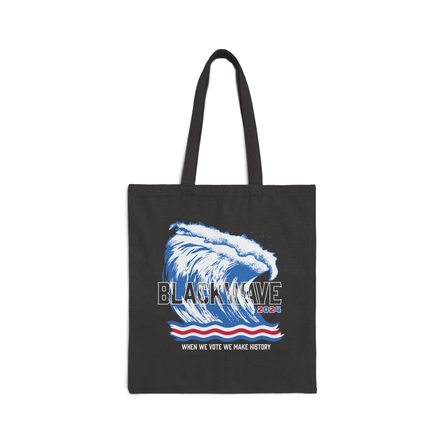 BlackWave2024 - Cotton Canvas Tote Bag