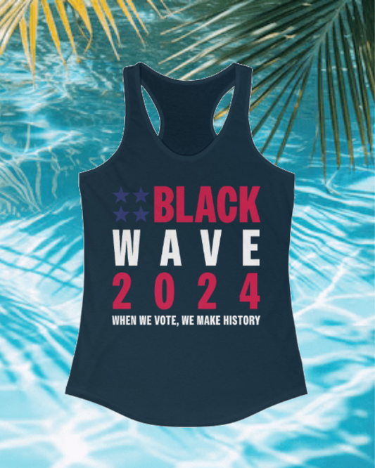 BLACKWAVE2024 - Women's Ideal Racerback Tank