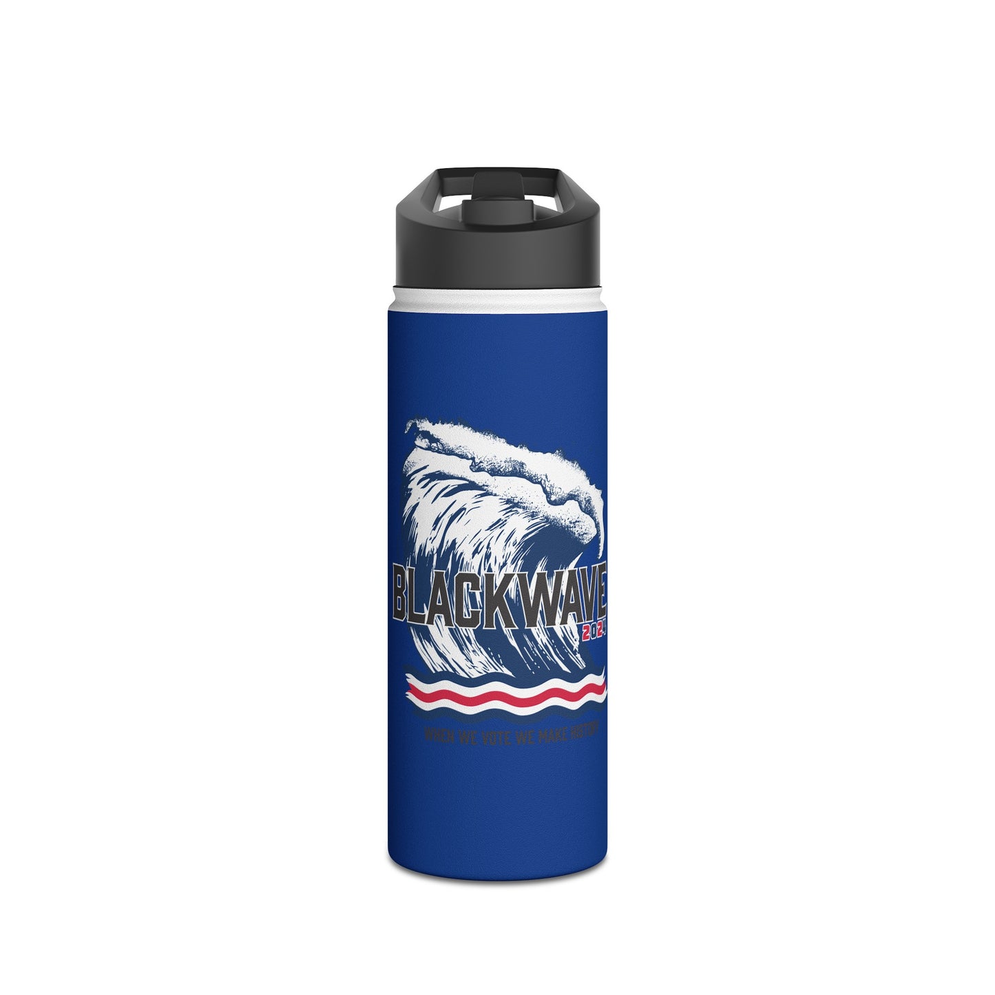 BlackWave2024 - Stainless Steel Water Bottle, Standard Lid