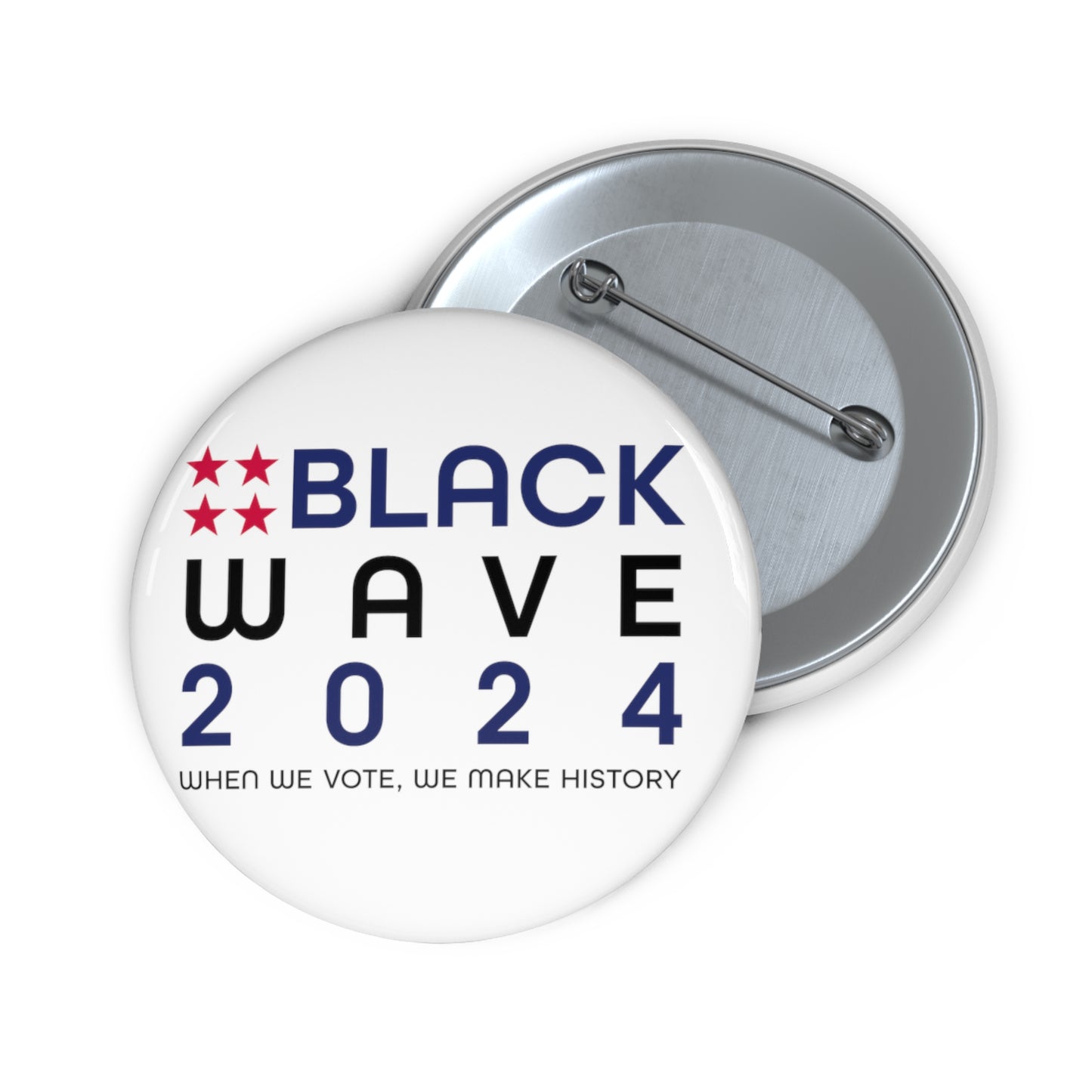 BLACKWAVE2024 Pin Buttons - Set of Two