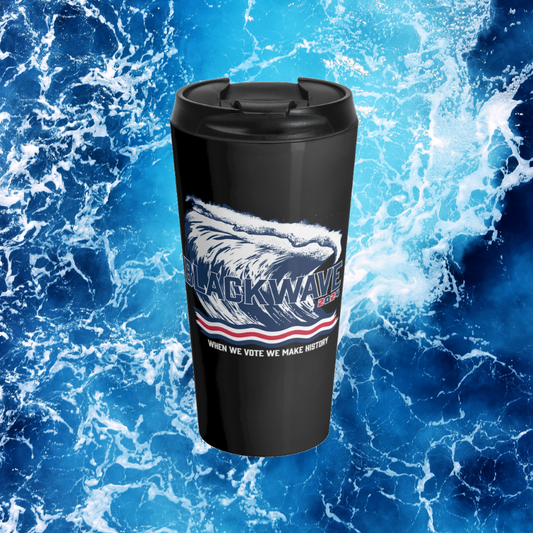 BlackWave2024 - Stainless Steel Travel Mug