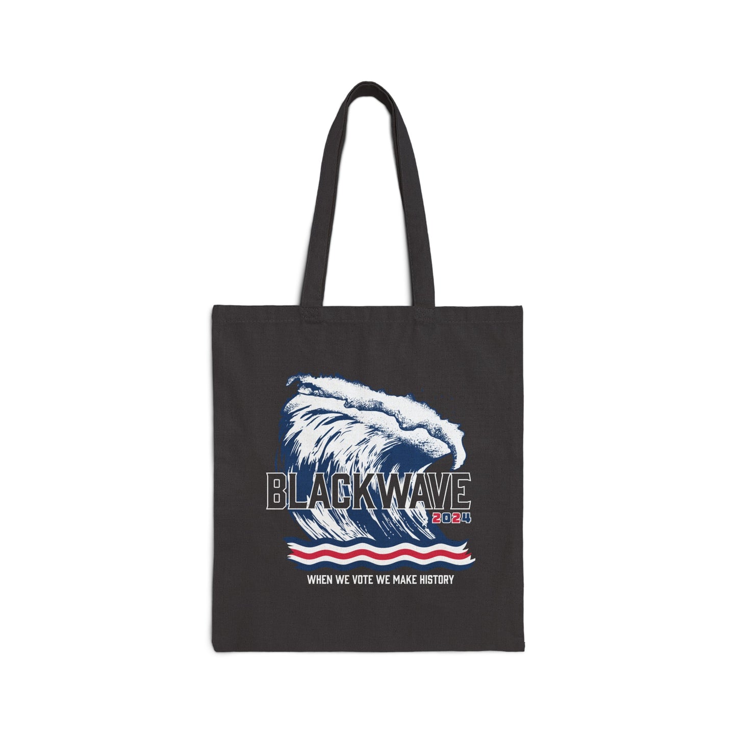 BlackWave2024 - Cotton Canvas Tote Bag