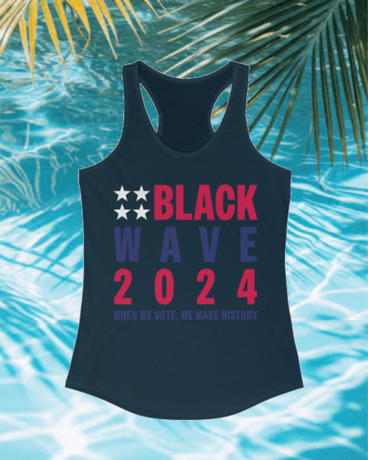 BLACKWAVE2024 - Women's Ideal Racerback Tank