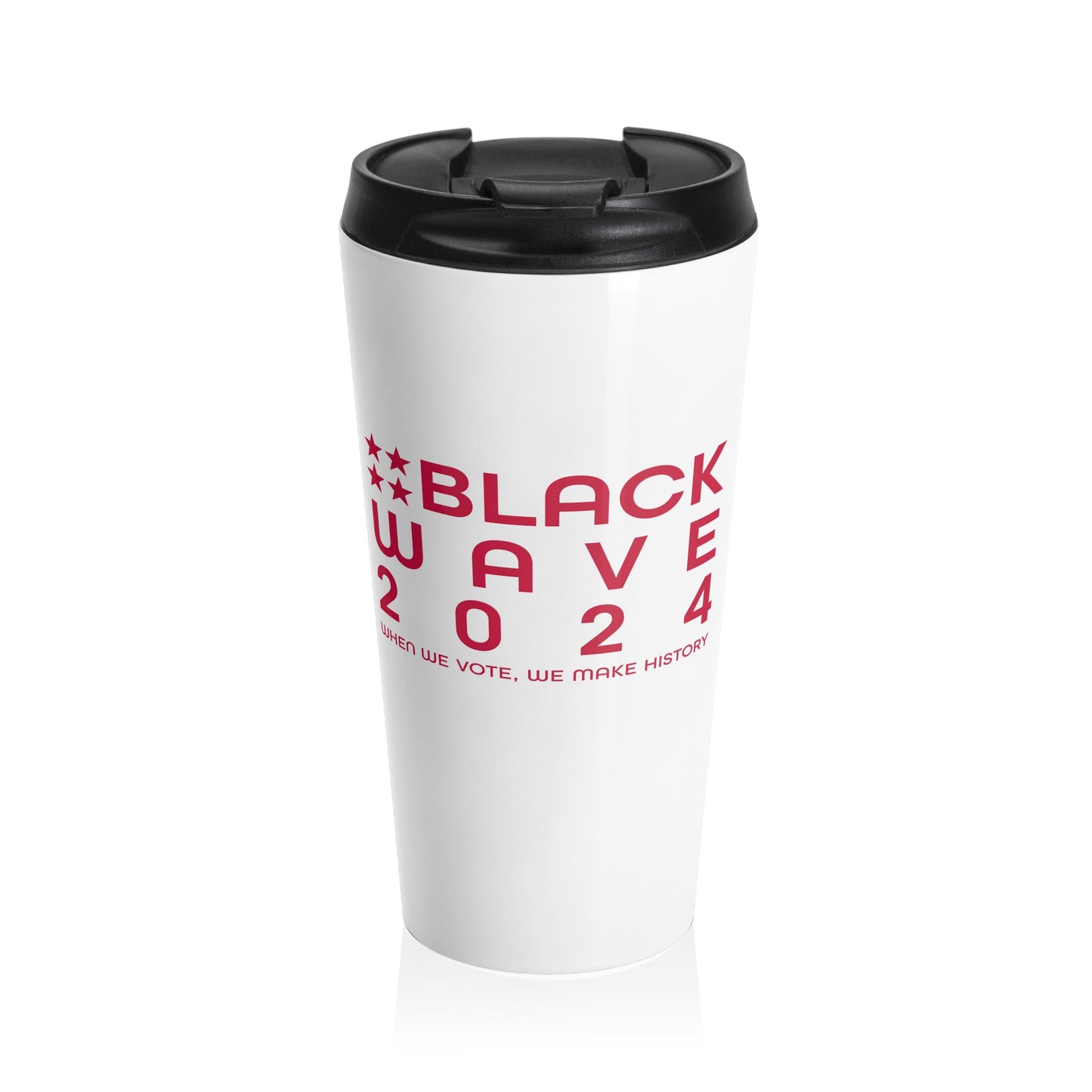 BLACKWAVE2024 - Stainless Steel Travel Mug