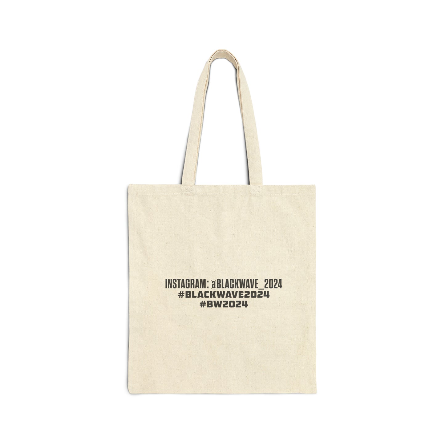 BlackWave2024 - Cotton Canvas Tote Bag