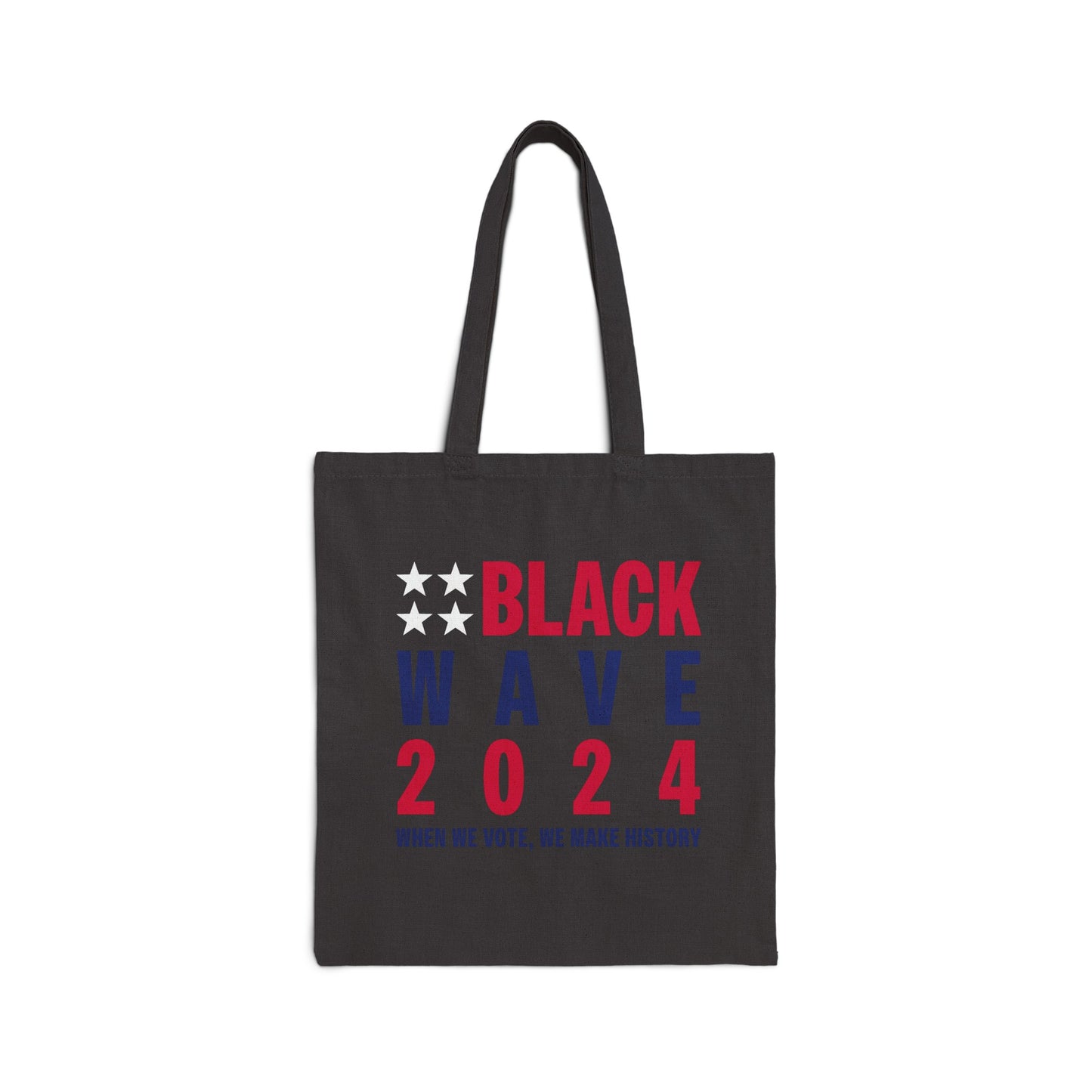 BLACKWAVE2024 - Cotton Canvas Tote Bag