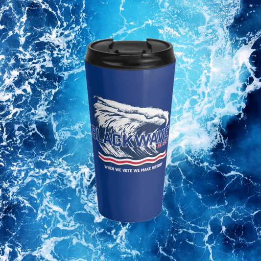 BlackWave2024 - Stainless Steel Travel Mug