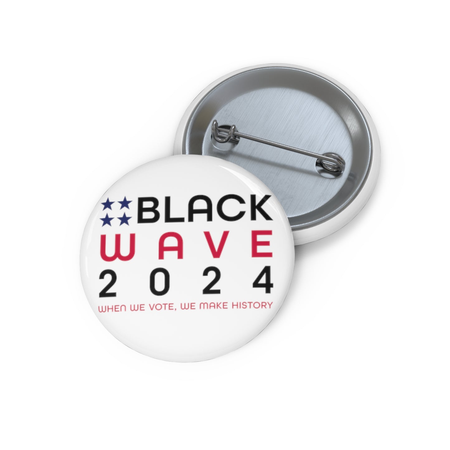 BLACKWAVE2024 Pin Buttons - Set of Two