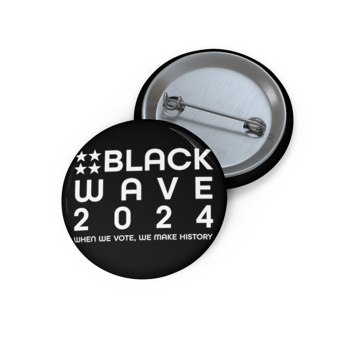 BLACKWAVE2024 Pin Buttons - Set of Two