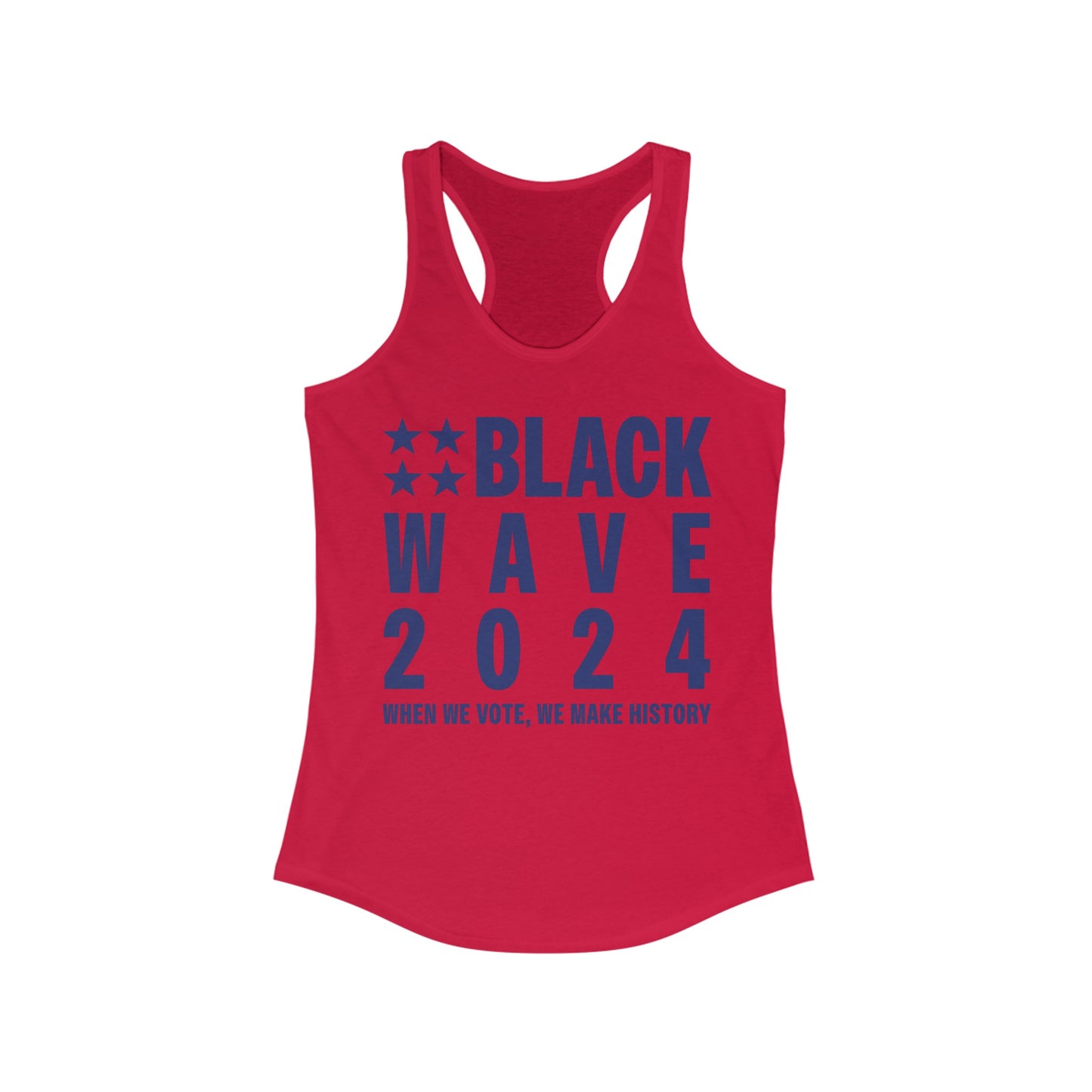 BLACKWAVE2024 - Women's Ideal Racerback Tank