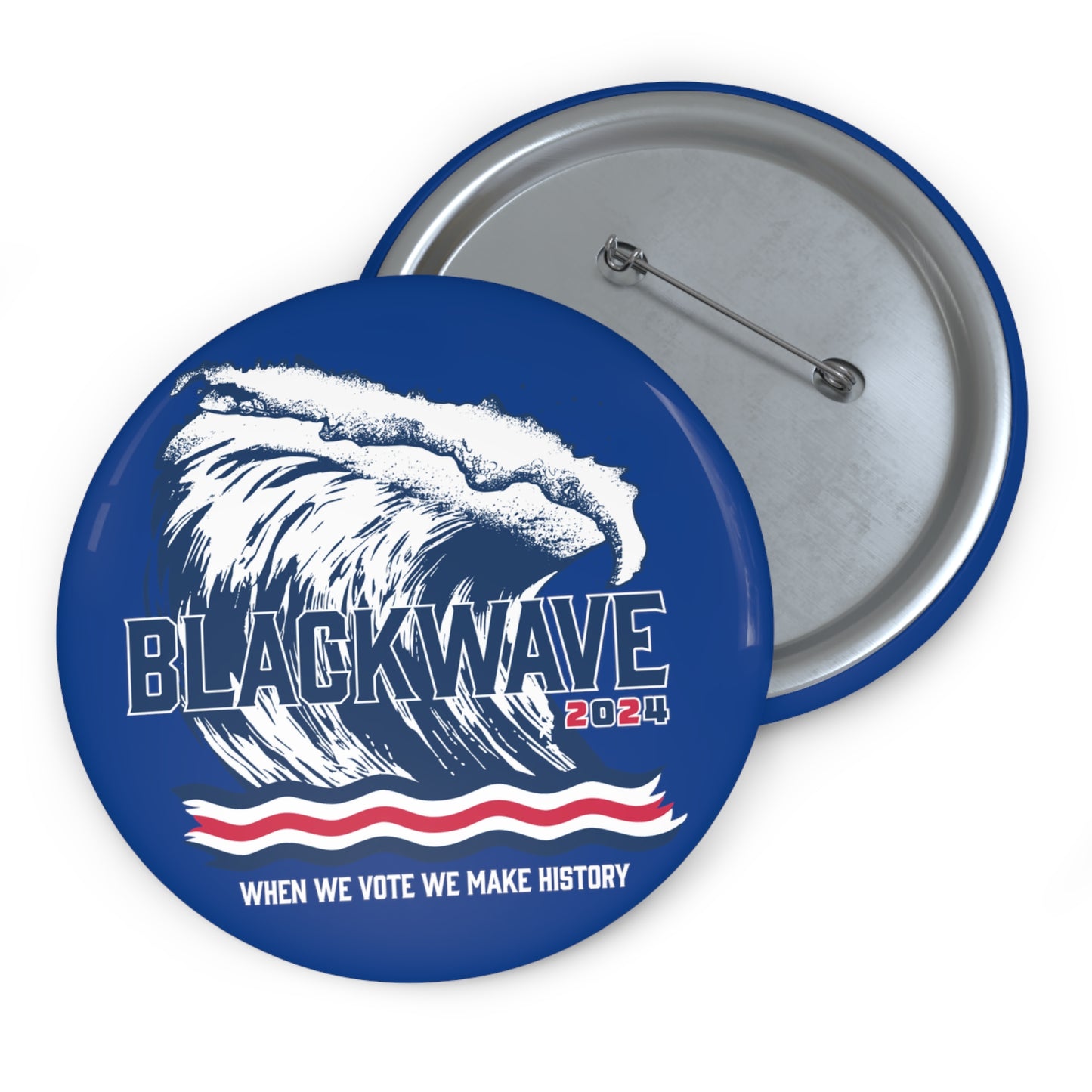 BLACKWAVE2024 Pin Buttons -Set of Two