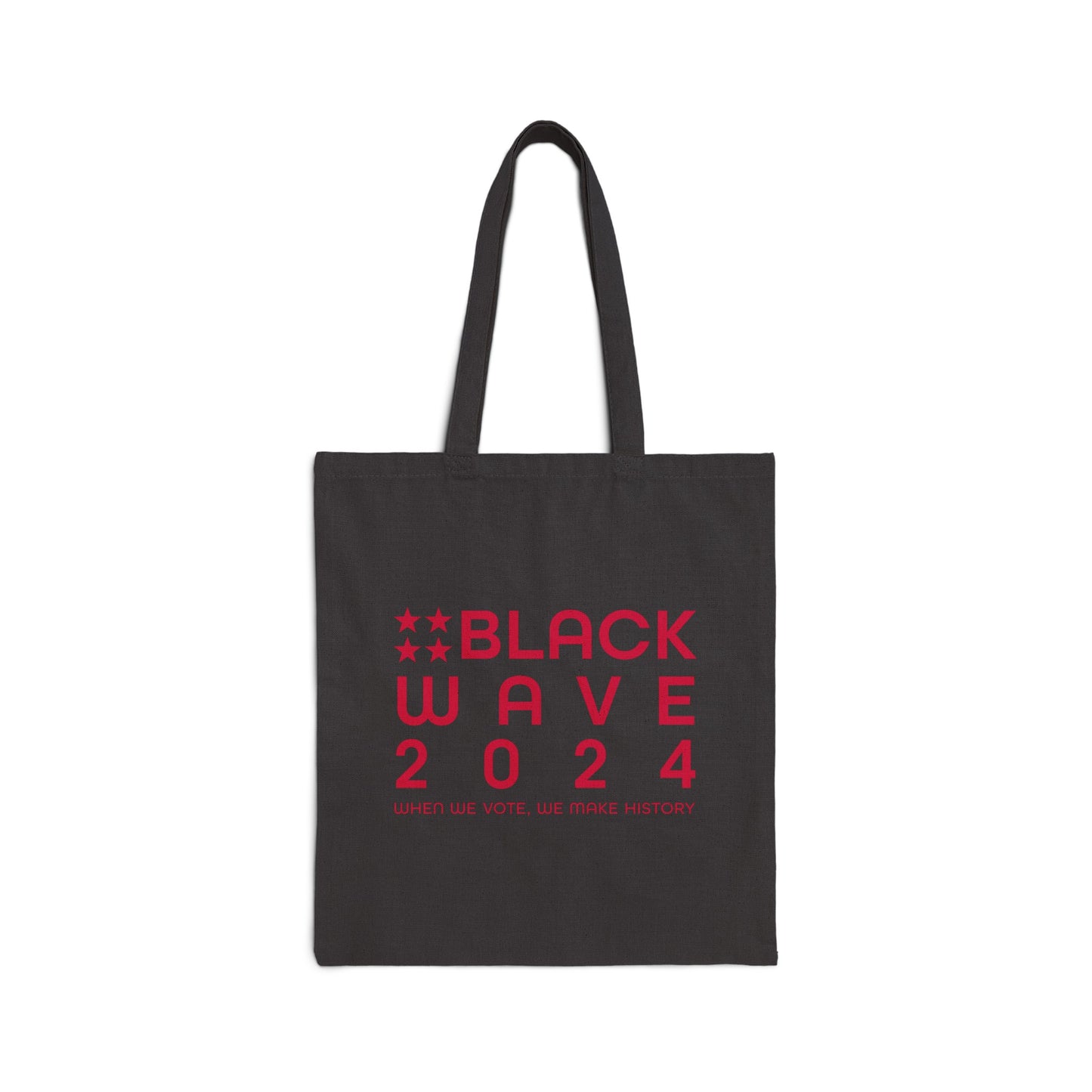 BLACKWAVE2024 - Cotton Canvas Tote Bag