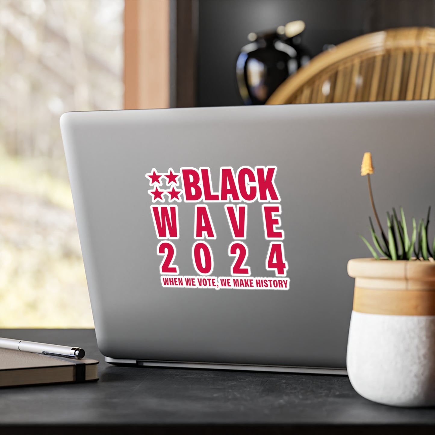 BLACKWAVE2024 - Kiss-Cut Vinyl Decals Stickers