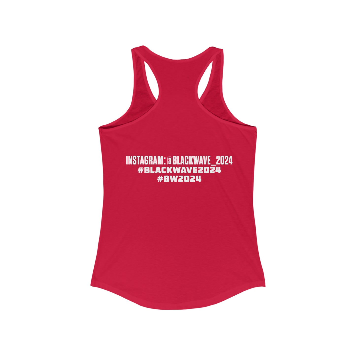 BlackWave2024 - Women's Ideal Racerback Tank