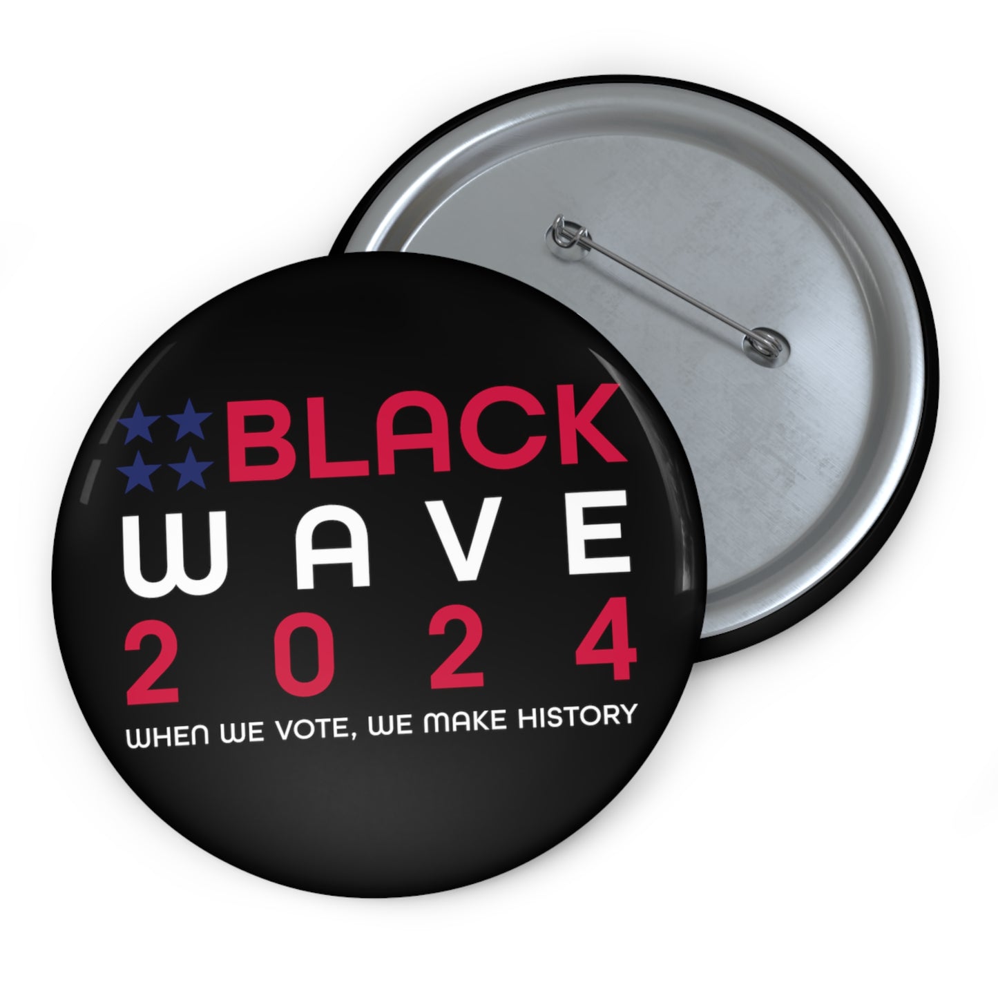 BLACKWAVE2024 Pin Buttons - Set of Two