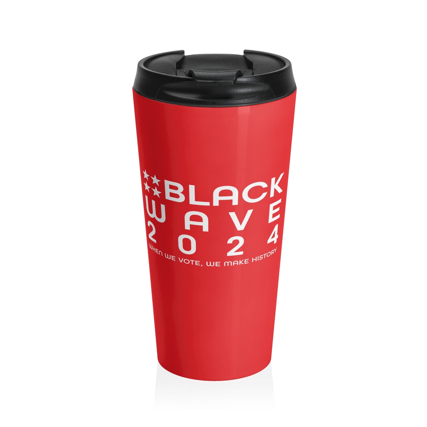 BLACKWAVE2024 - Stainless Steel Travel Mug